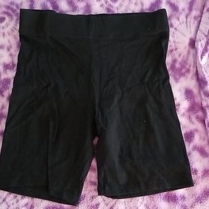Forever 21 black bike shorts